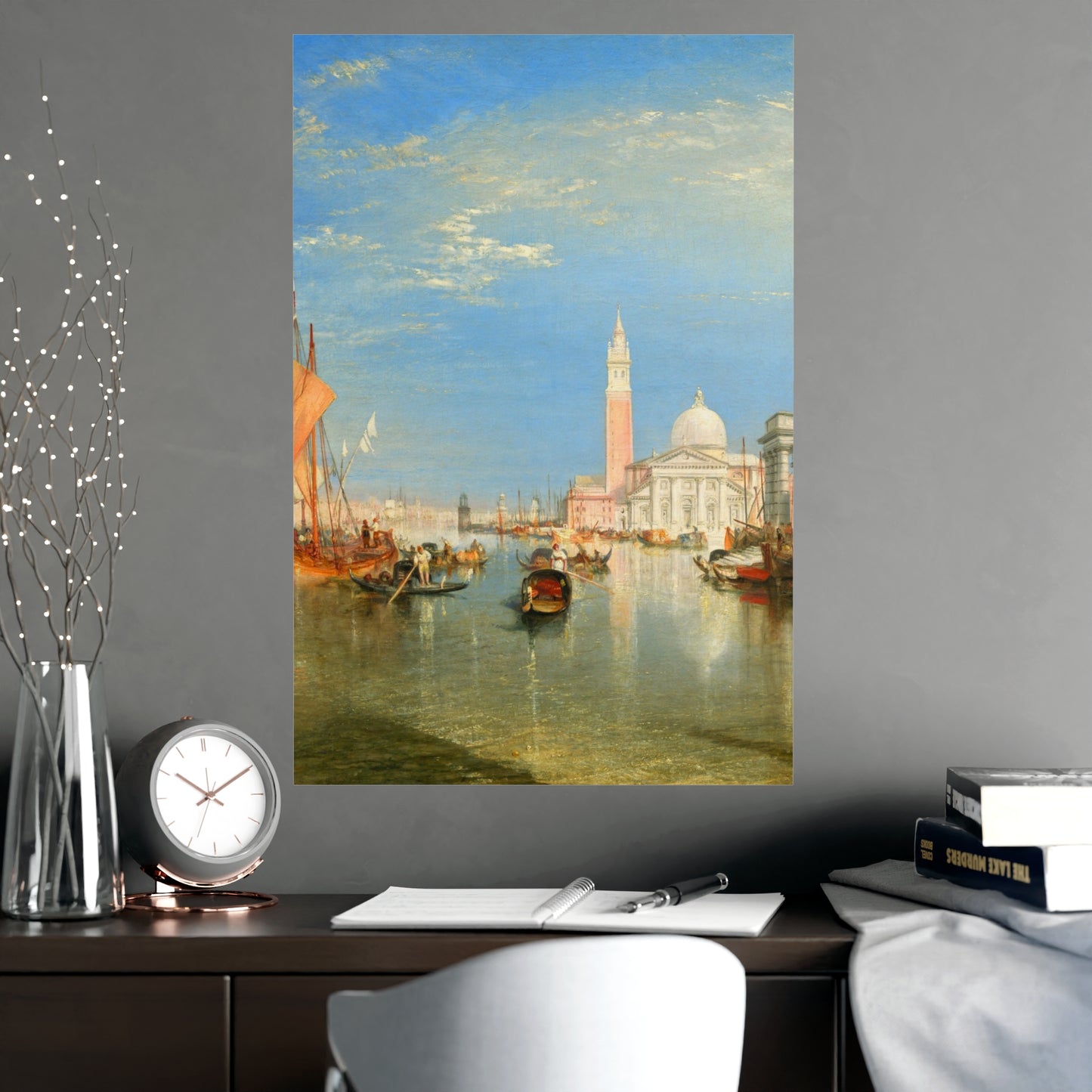 Venice Dogana and San Giorgio Maggiore - Turner Fine Art Poster