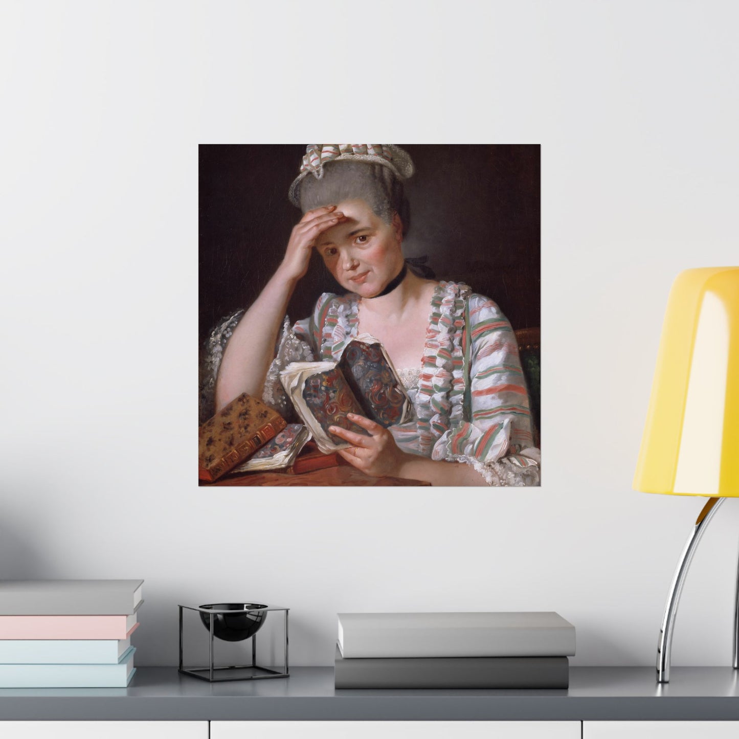 Classic Portrait - Fine Art Print - Matte Vertical Poster - Timeless Literary Woman - Art for Home Décor