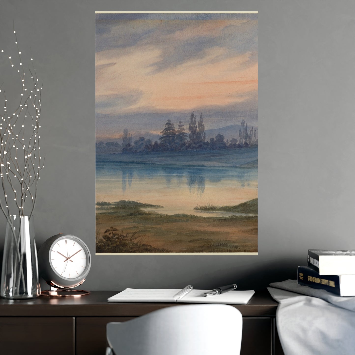 Landscape near Strasbourg - European Pastoral Fine Art Poster