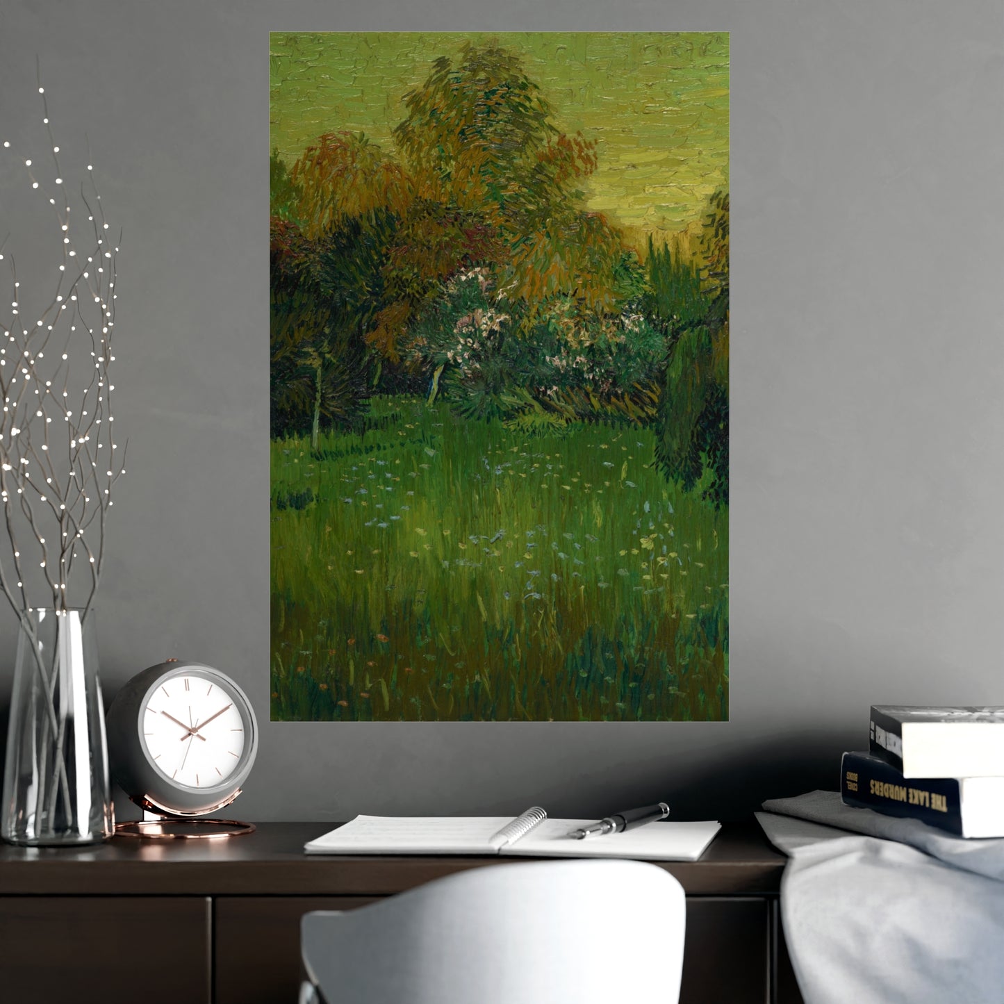 The Poet's Garden - Van Gogh Fine Art Poster