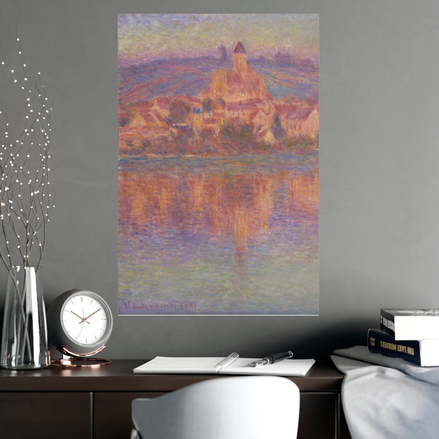 Vetheuil - Monet Village Landscape Fine Art Poster