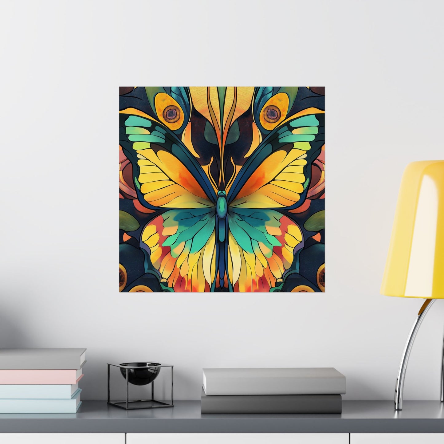 Brilliant Butterfly - Bohemian Wall Art - Fine Art Print - Poster Matte - Vertical Wall Décor
