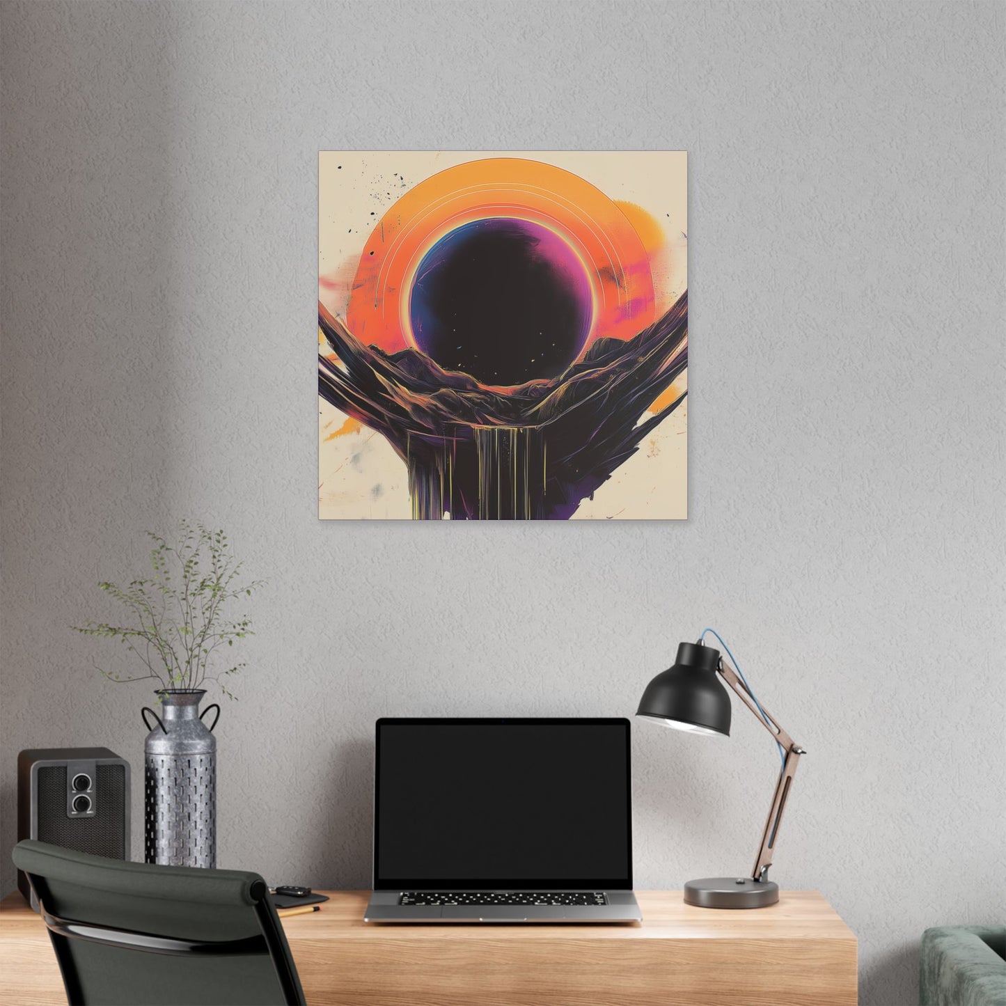 Valley of Dreams - Abstract Color Series- Fine Art Print on Canvas