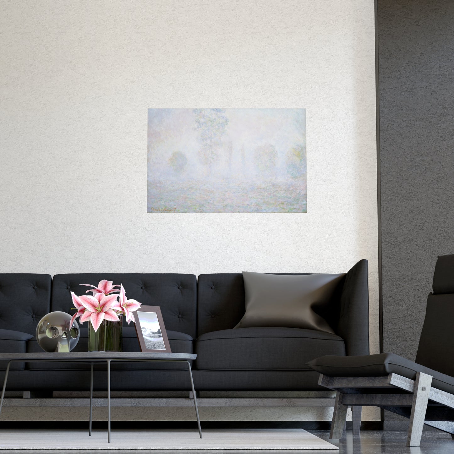 Morning Haze - Monet - Masterworks - Atmospheric Landscape Fine Art Poster