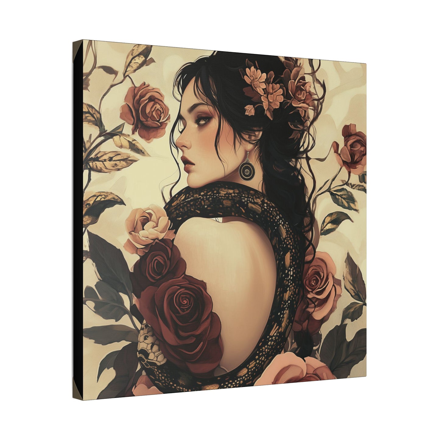 Never Look Back - Secret Garden Series - Fine Art Print on Canvas
