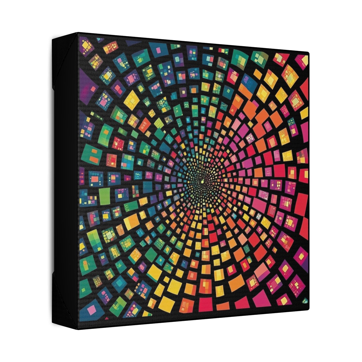 Chameleon Squares on Canvas