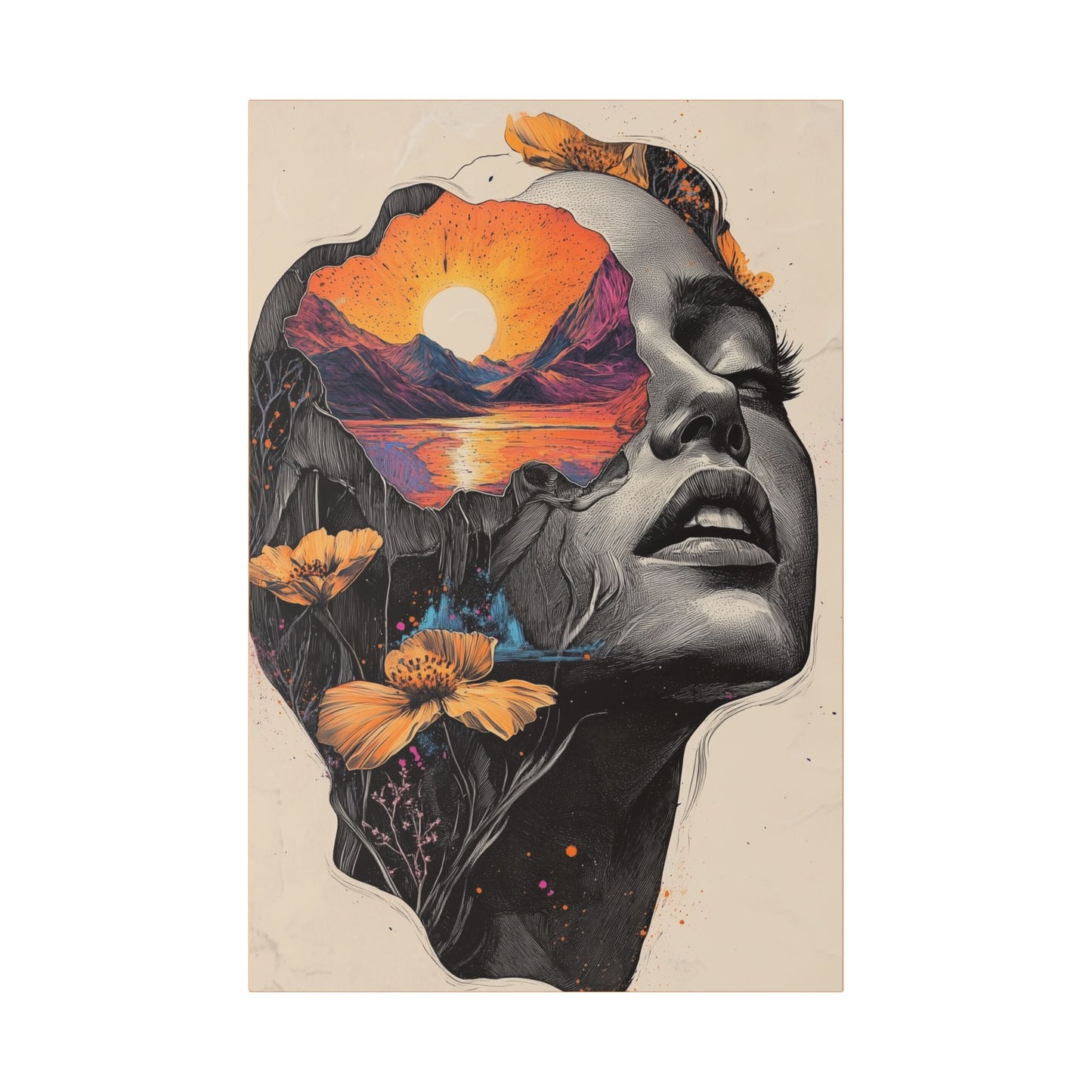 Beauty is in the Eye of the Beholder  - Fine Art Print on Canvas