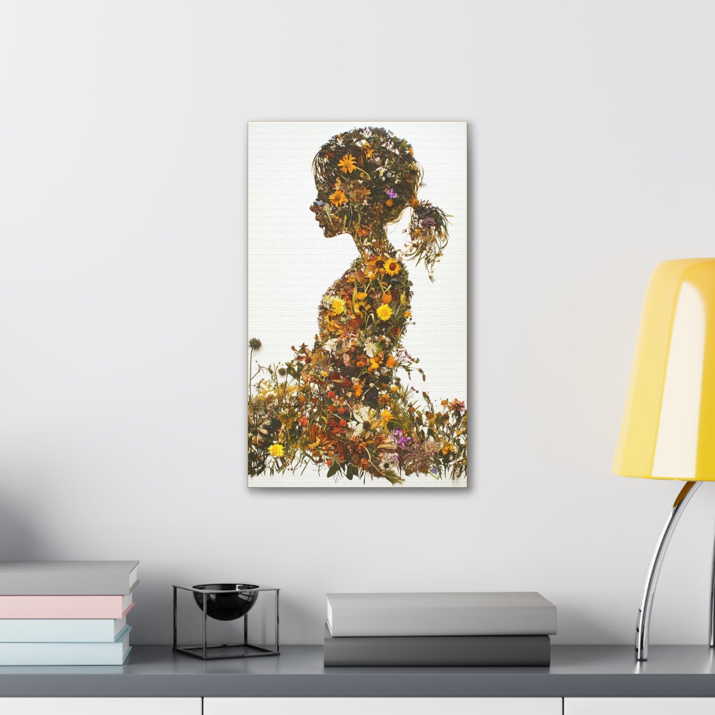Summers Gone By - Wildflowers Fine Art Print on Canvas