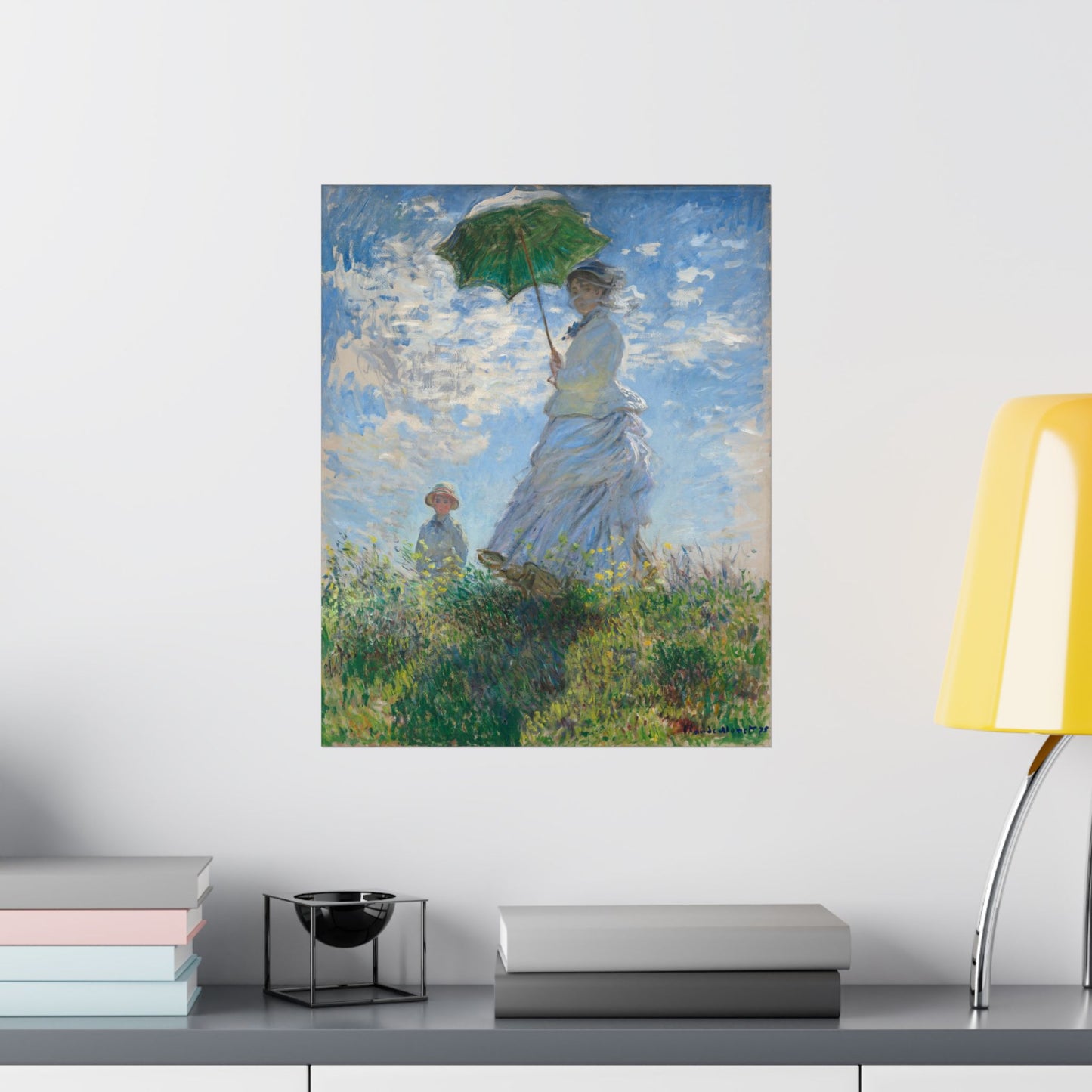 Claude Monet - Woman with a Parasol Fine Art Print