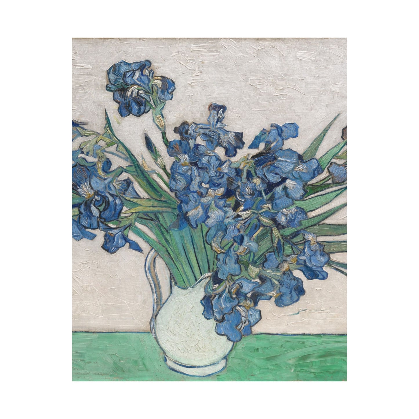 Van Gogh Irises Fine Art Print - Blue Flowers Wall Art