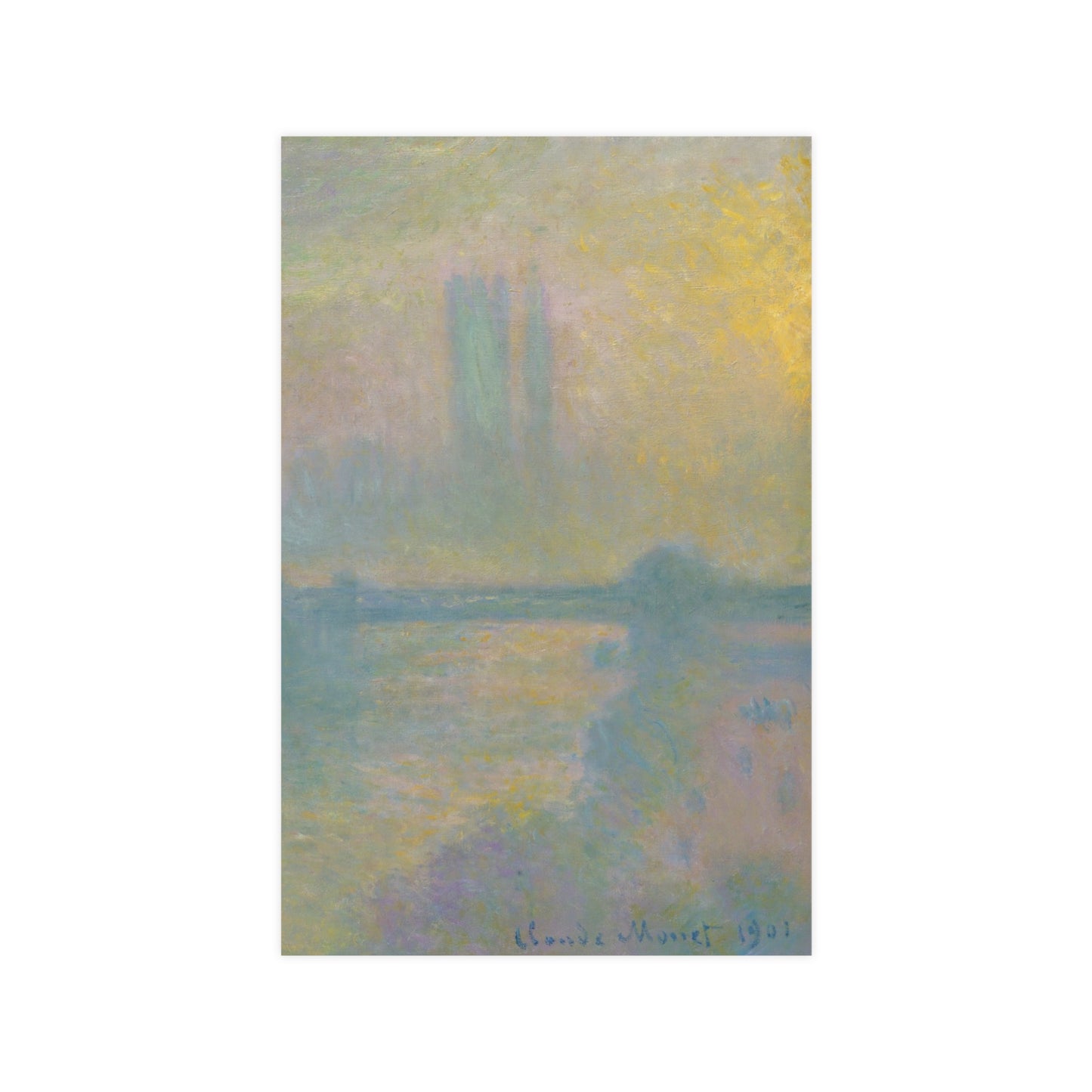 Charing Cross Bridge London - Monet Fine Art Poster