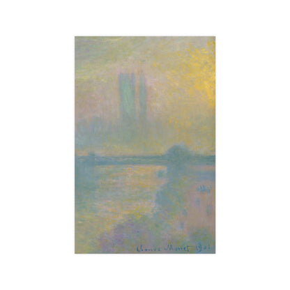 Charing Cross Bridge London - Monet Fine Art Poster
