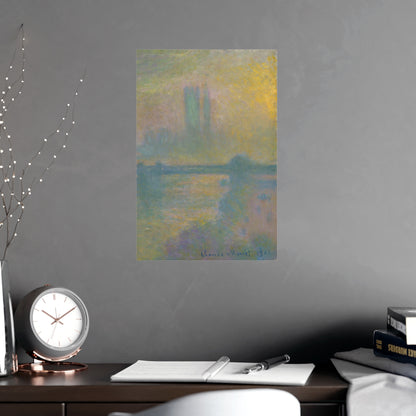 Charing Cross Bridge London - Monet Fine Art Poster