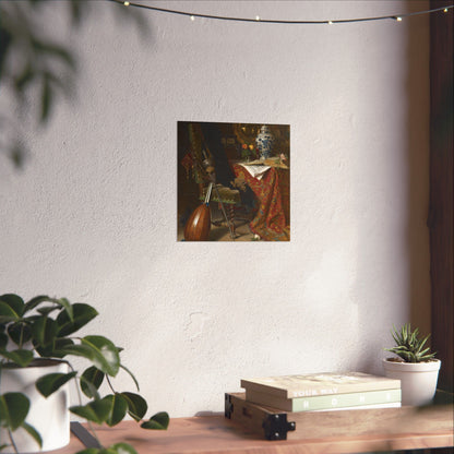 Elegant - Still Life Art - 17th Century Interior Painting - Fine Art Print - Gothic Art - Vintage Fine Art