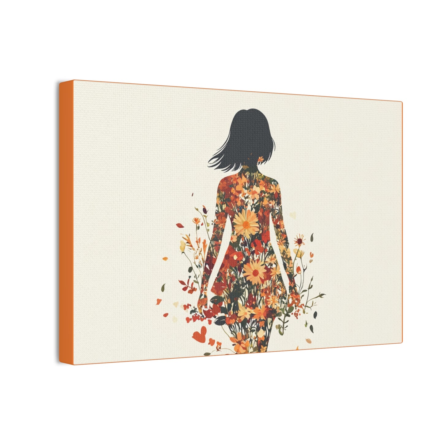 You Belong Among the Wildflowers  - Flower Girl - Print on Canvas