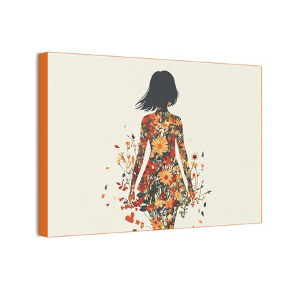 You Belong Among the Wildflowers  - Flower Girl - Print on Canvas