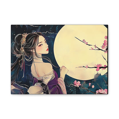 Thinking of You in the Moonlight - Fine Art Print - Wall Art on Canvas
