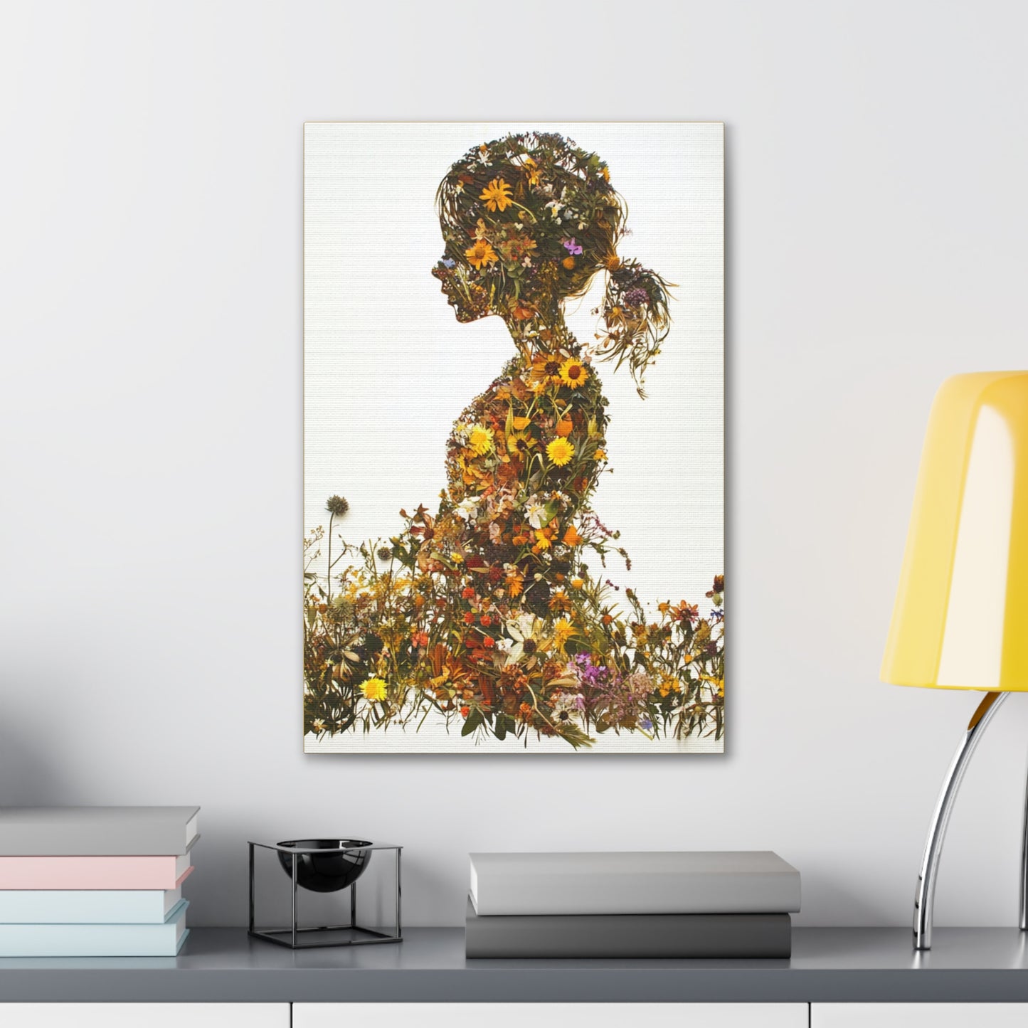 Summers Gone By - Wildflowers Fine Art Print on Canvas