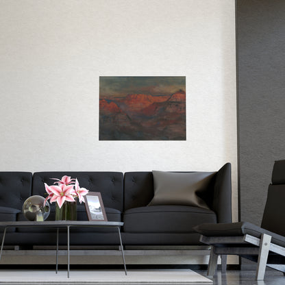 Grand Canyon Afterglow - American West Fine Art Poster