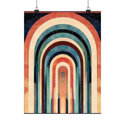 Doors of Perception Fine Art Print - Arches 11:11 - Bauhaus - Bohemian Wall Art - Modern Art - Matte Vertical Poster