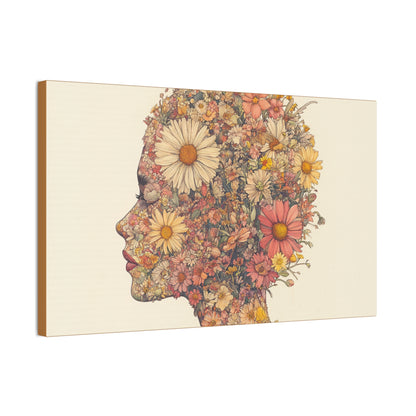 And So She Grew on Canvas