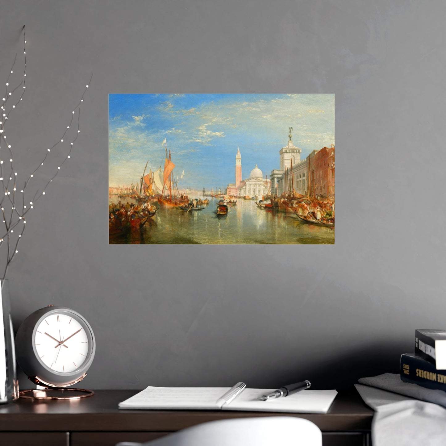 Venice Dogana and San Giorgio Maggiore - Turner Fine Art Poster