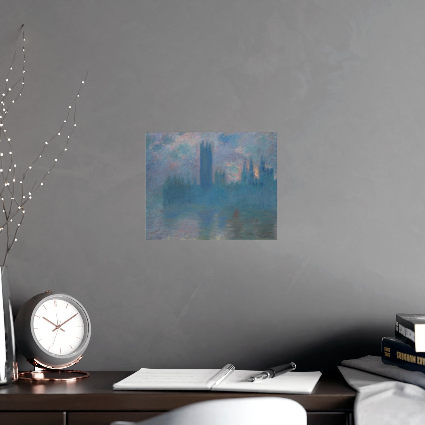 Houses of Parliament London - Monet Fine Art Poster