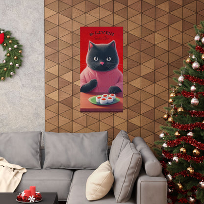 9 Lives Sushi Bar Art Print - Matte Vertical Posters