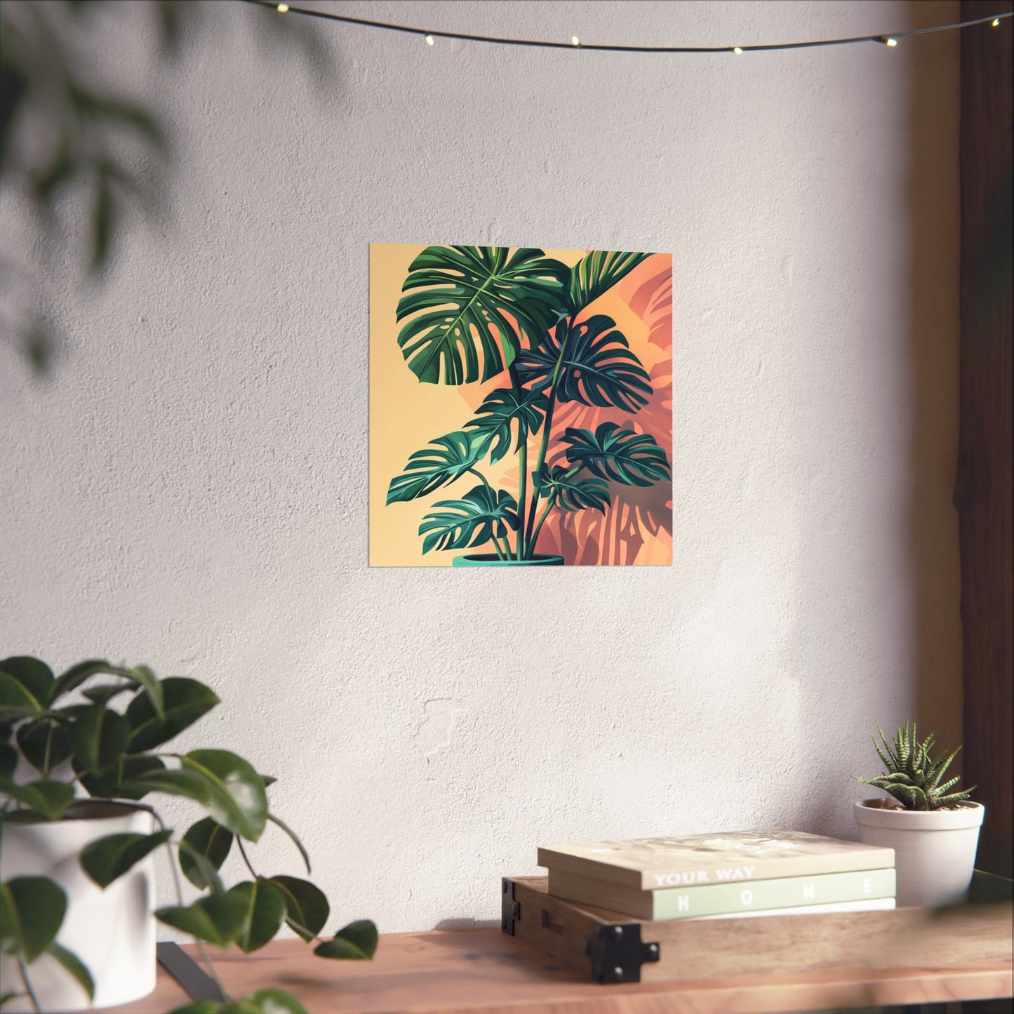 Tropical Monstera Botanical Fine Art Print