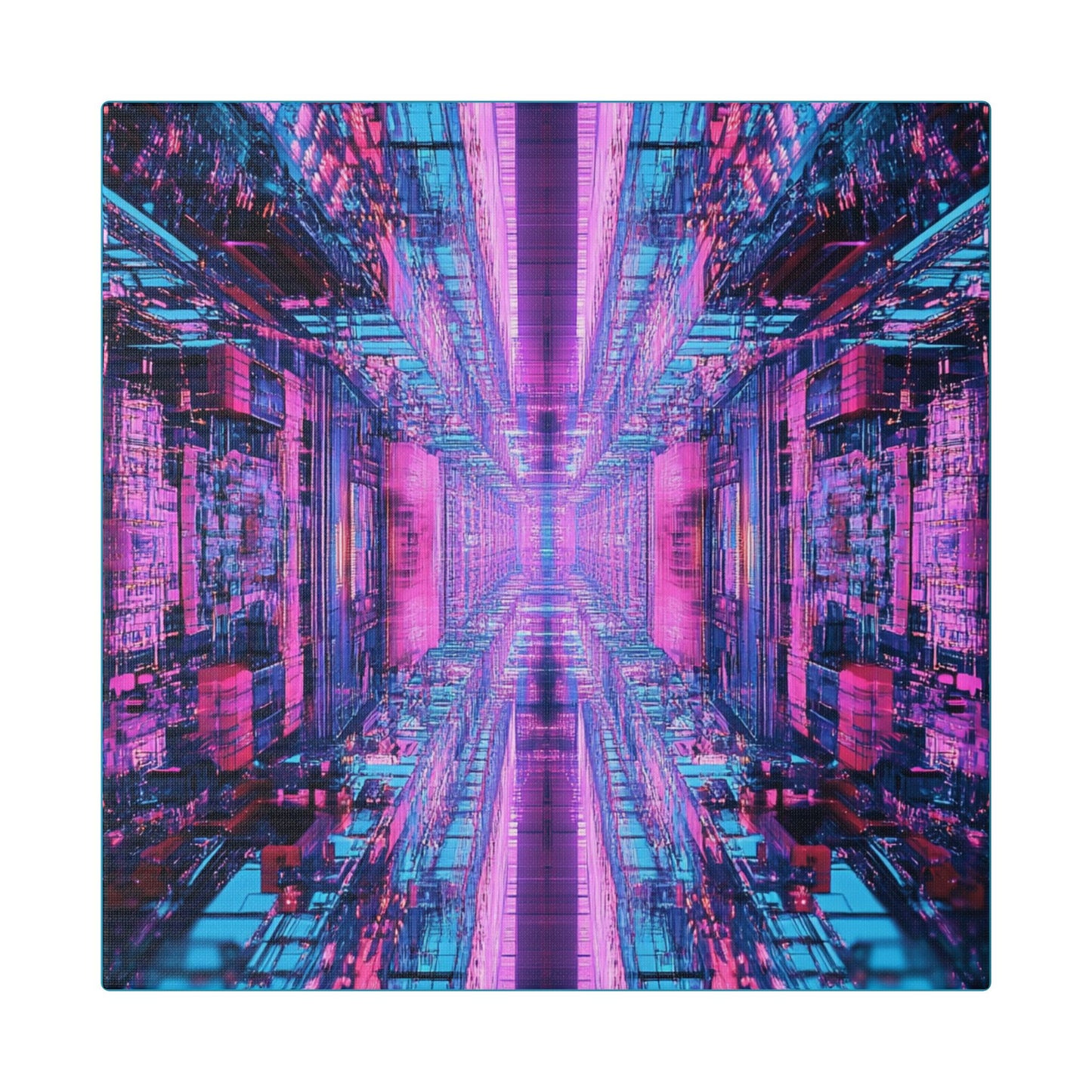 Quantum Glitch on Canvas