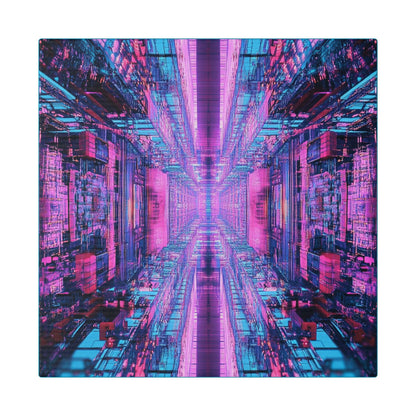 Quantum Glitch on Canvas