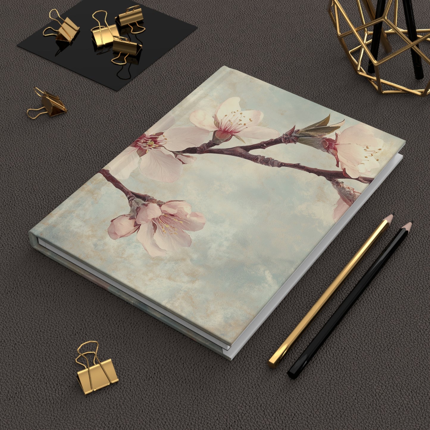 Blossoms Bring Serenity Art Print Hardcover Journal