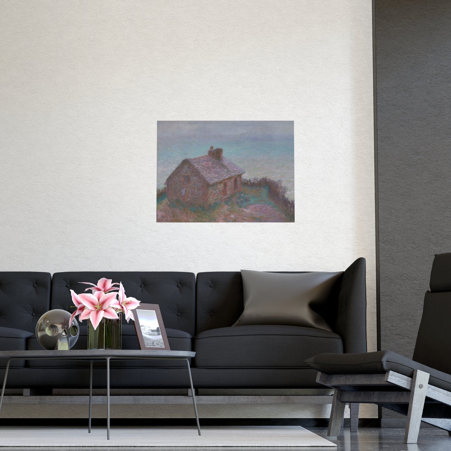 The Customs House at Varengeville - Monet Fine Art Poster