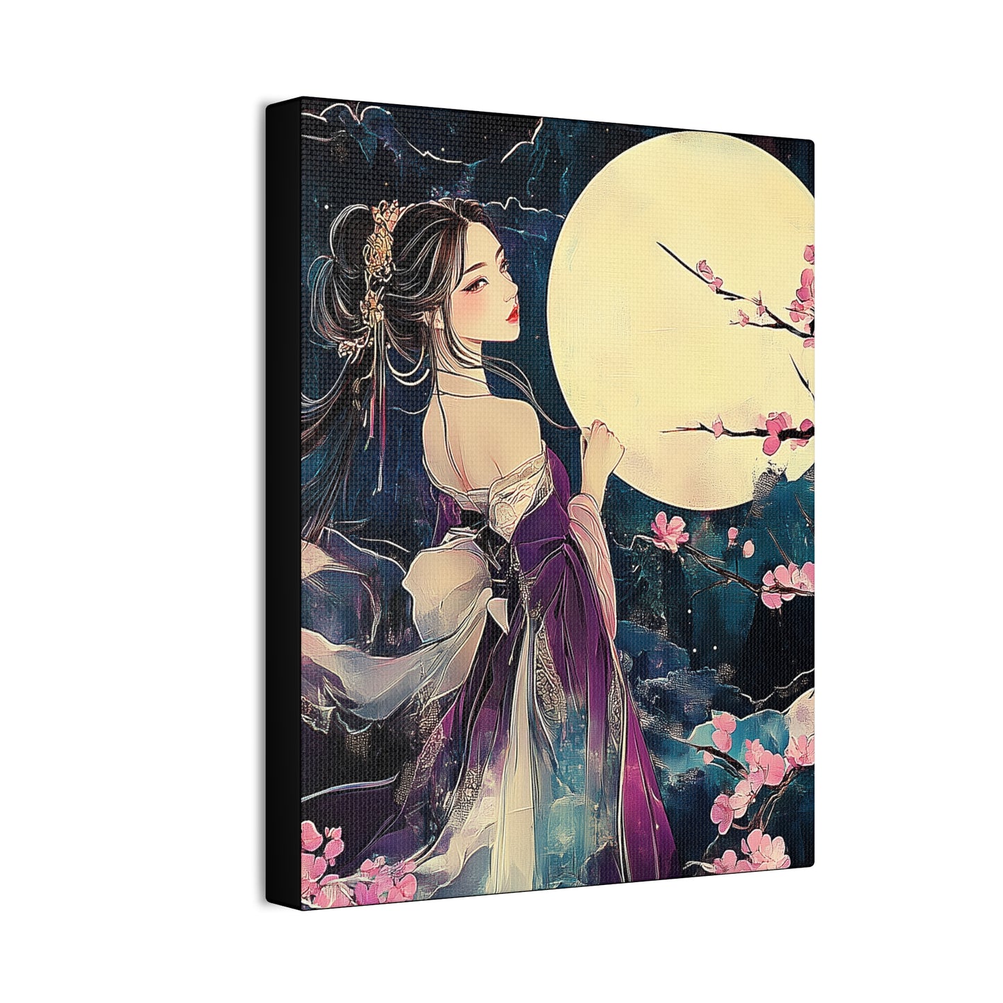 Thinking of You in the Moonlight - Fine Art Print - Wall Art on Canvas