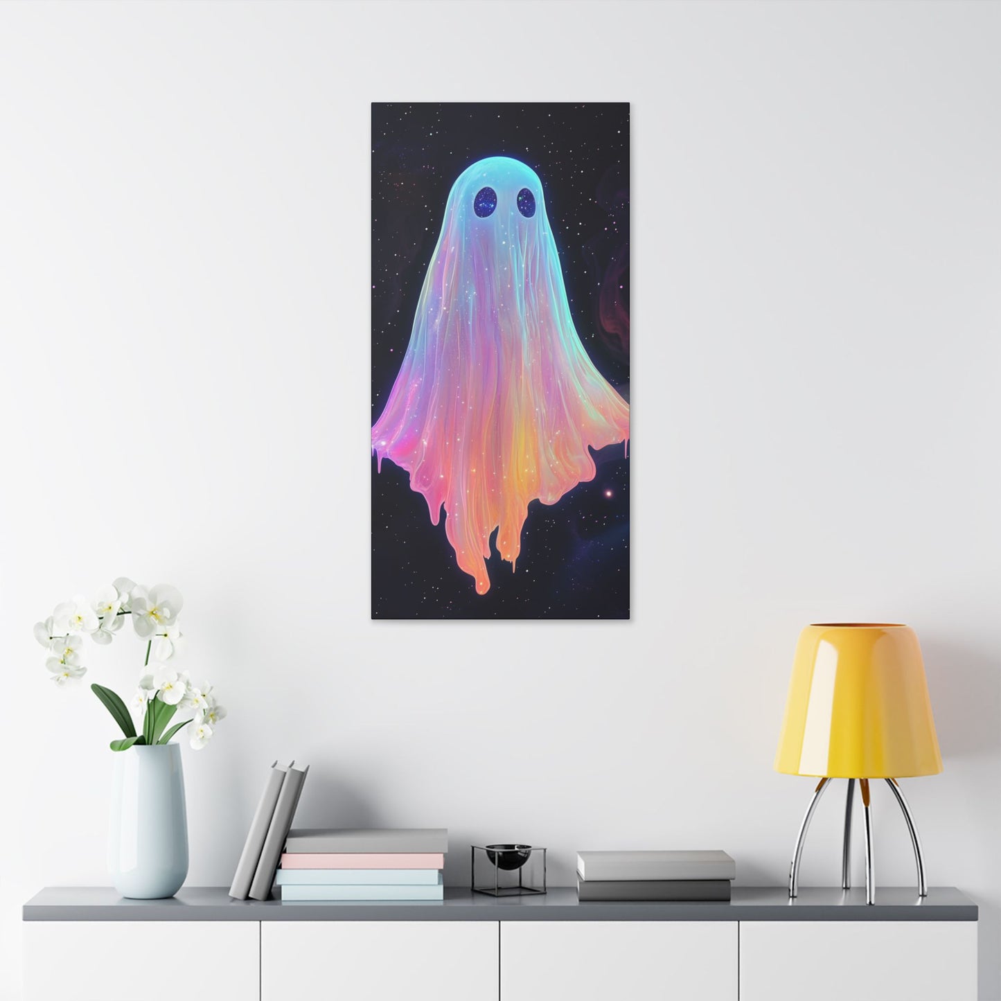 Cosmic Ghost  - Custom Art Print on Canvas