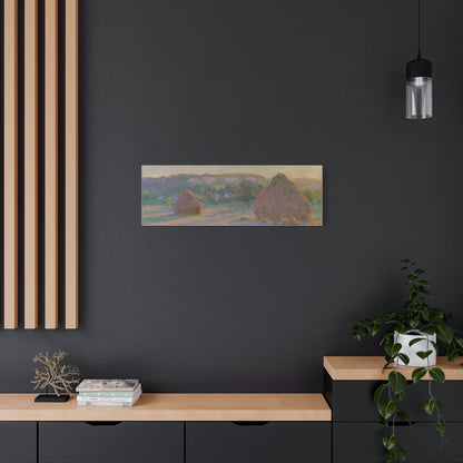 Claude Monet - Fields of Wheat Fine Art Canvas Print