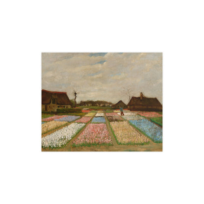 Flower Beds in Holland - Van Gogh Fine Art Poster
