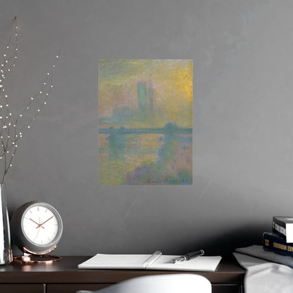 Charing Cross Bridge London - Monet Fine Art Poster