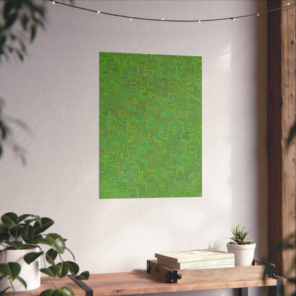 Circuit Board Art Print - Multi-color - Tech- Vertical Poster - Modern Wall Art