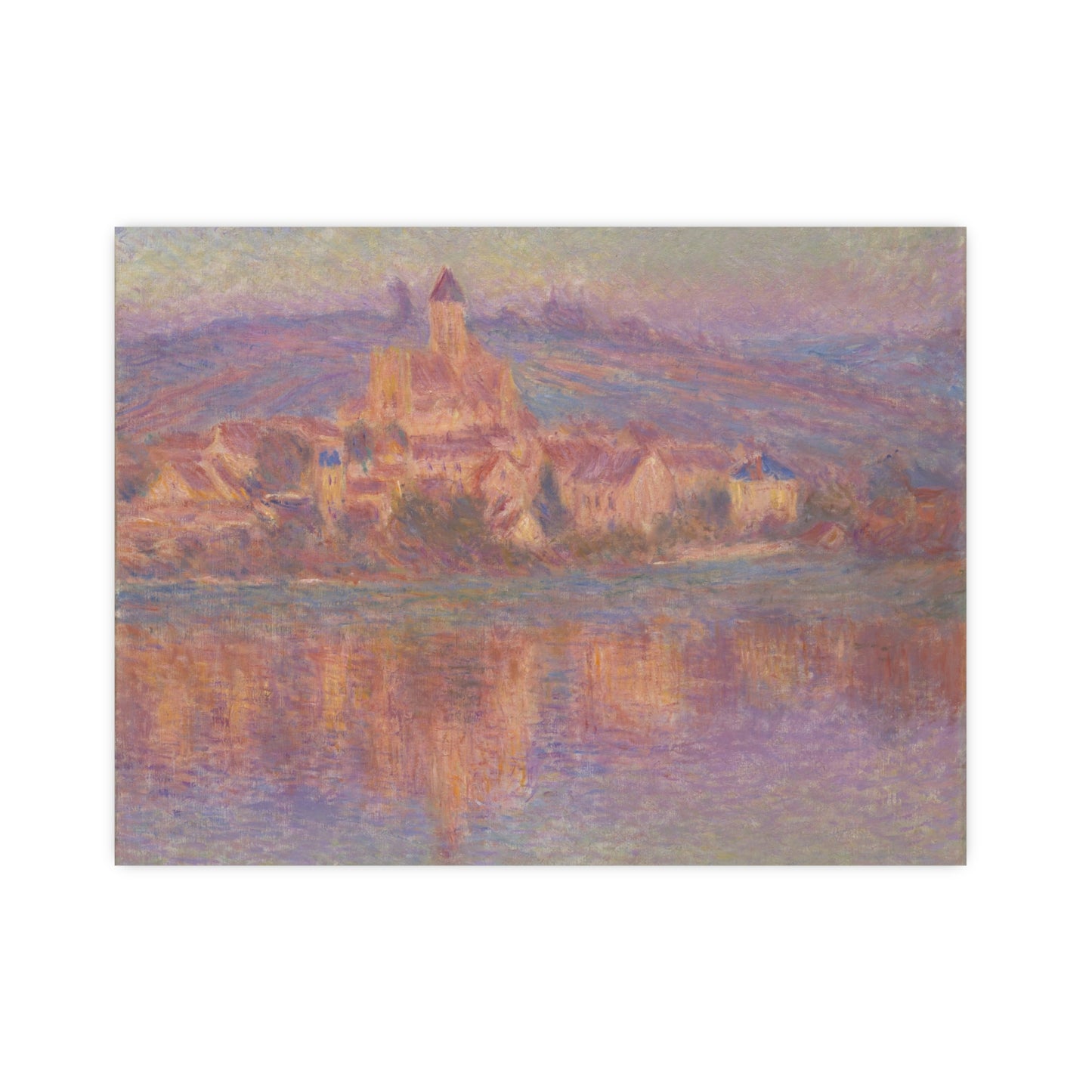 Vetheuil - Monet Village Landscape Fine Art Poster