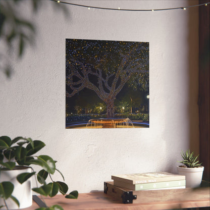 Winter Lights in the Park - Fine Art Print - Poster Print