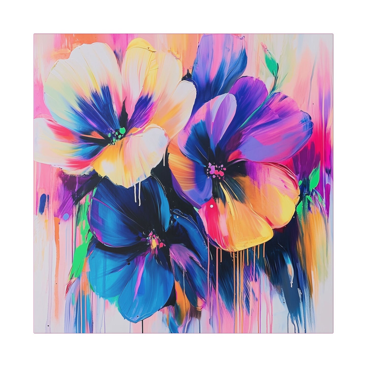 Color Blooms - Delight in Nature Series - Fine Art Print on Canvas