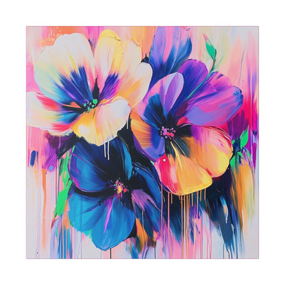 Color Blooms - Delight in Nature Series - Fine Art Print on Canvas