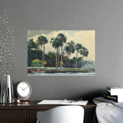 Red Shirt Homosassa Florida - Winslow Homer Fine Art Poster