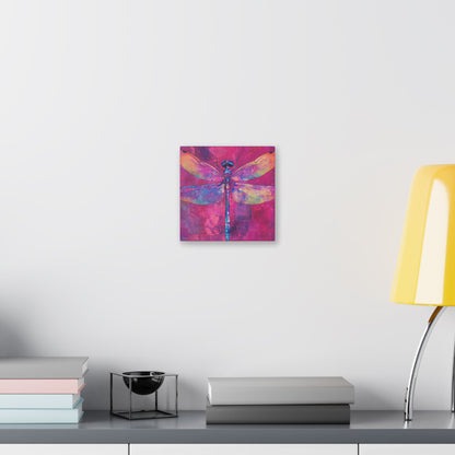 Vibrant Dragonfly - Secret Garden Series -  Fine Art Print on Canvas