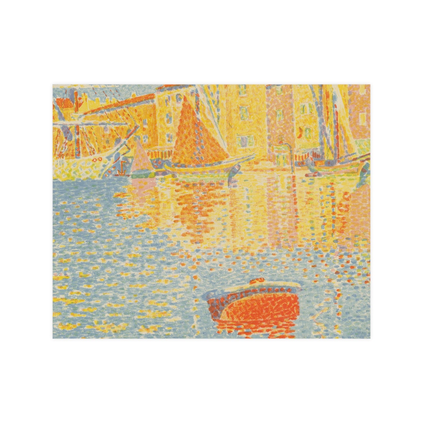 The Buoy La Bouee - Signac Fine Art Poster