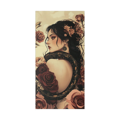 Never Look Back - Secret Garden Series - Fine Art Print on Canvas
