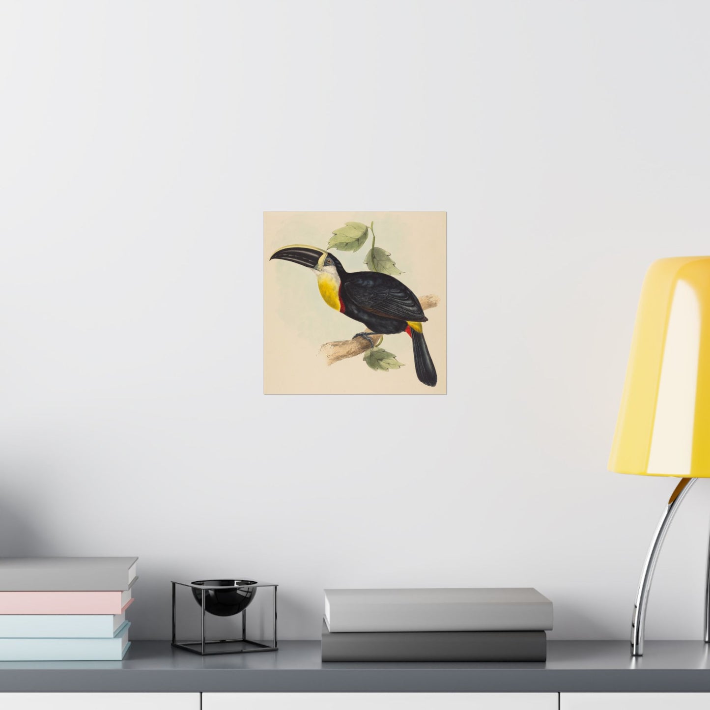 Tropical Toucan - Vintage Birdwatcher Art Print - Matte Vertical Poster - Elegant Bird Wall Art for Nature Lovers