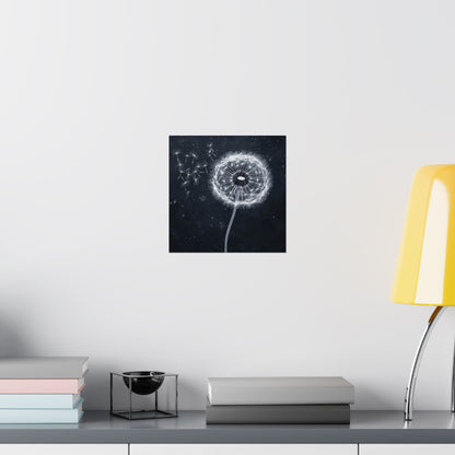 Just Dandy Dandelion Inspirational Fine Art Print