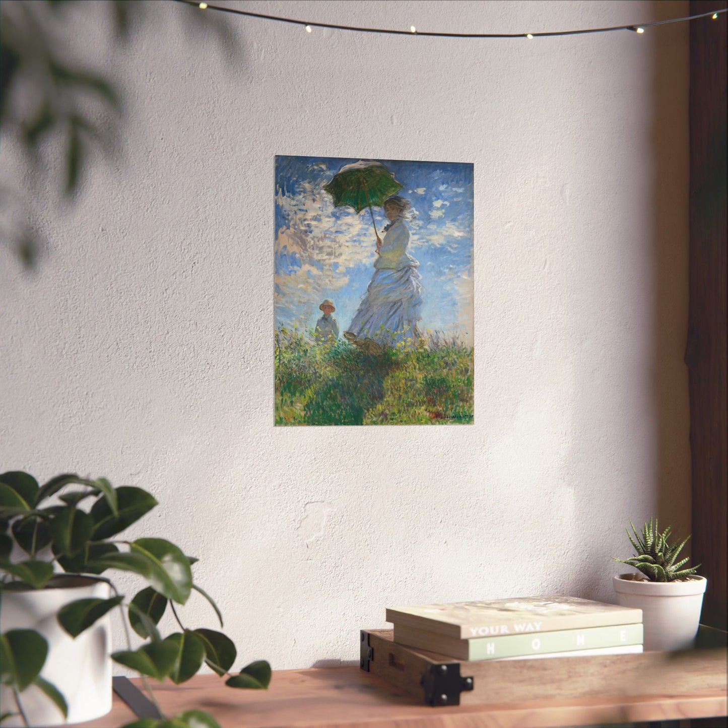 Claude Monet - Woman with a Parasol Fine Art Print